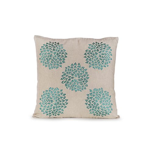 Ombre Aqua Cushion Cover - Linen