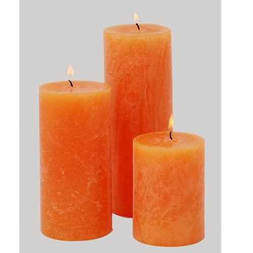 Orange Zest - Orange Pillar Candle
