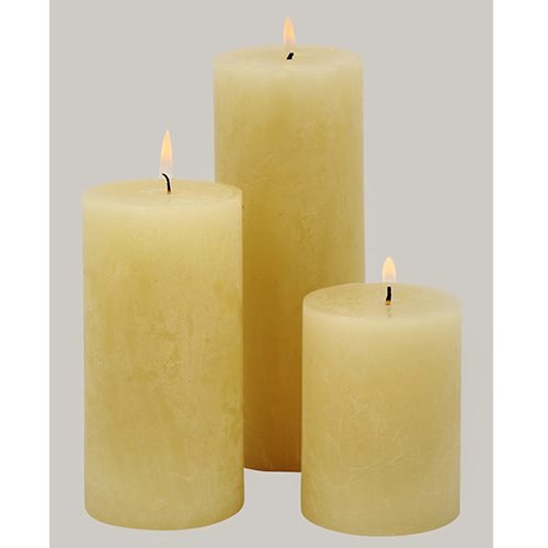 Tropical Coconut - Ivory Pillar Candle