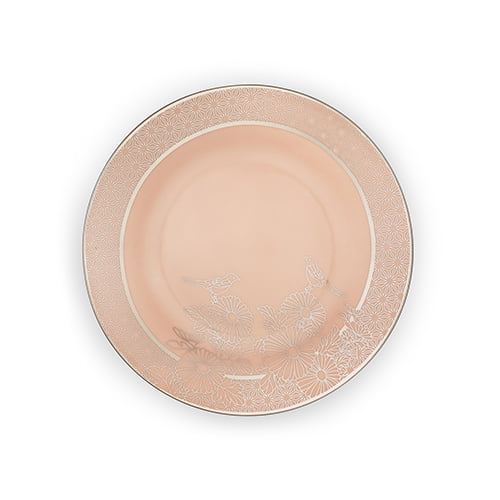 Shizen Tea Plate (Peach)