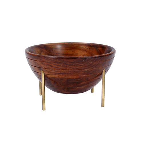 Grid Nut Bowl - Grooved