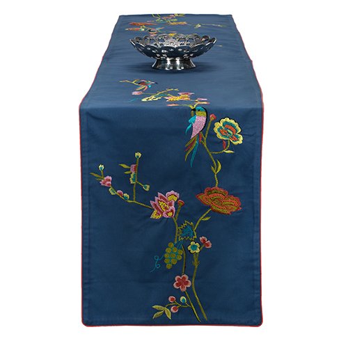 Blue Sky Cotton Table Runner