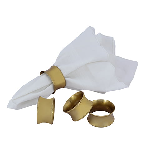 Royal Napkin Ring - Gold (Set of 4)