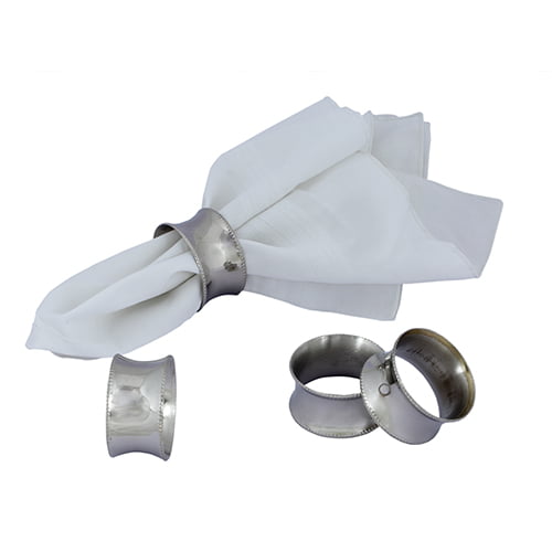 Royal Napkin Ring - Silver (Set of 4)
