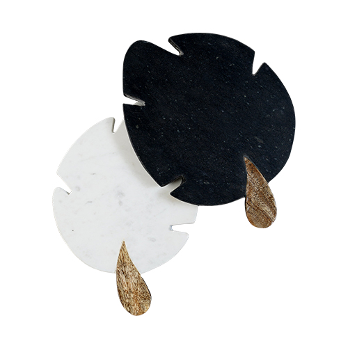 Leaf Platter (Set of 2) | Marble