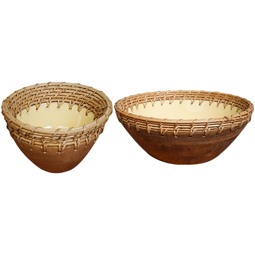 Rustica Serving Bowls | Cane and Wood